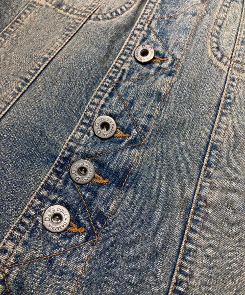 DOLCE & GABBANA（ドルチェ＆ガッバーナ）DOLCE & GABBANA (ドルチェ＆ガッバーナ) 切替デニムジャケット インディゴ サイズ:XSの古着・服飾アイテム