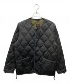 TAIONタイオン）の古着「キルティングジャケット」｜ブラック