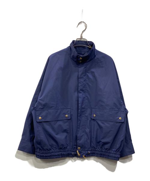 Traditional Weatherwear（トラディショナルウェザーウェア）Traditional Weatherwear (トラディショナルウェザーウェア) 撥水エルガンブルゾン ネイビー サイズ:34の古着・服飾アイテム