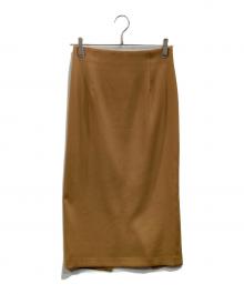 DEUXIEME CLASSE×ORIVAR SAT（ドゥーズィエム クラス×オリバーサット）の古着「タイトスカート」｜カーキ