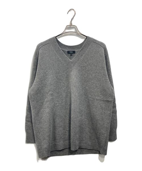 theory（セオリー）theory (セオリー) カシミヤニット グレー サイズ:Lの古着・服飾アイテム