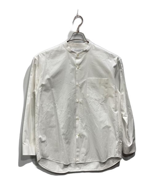 URBAN RESEARCH（アーバンリサーチ）URBAN RESEARCH (アーバンリサーチ) THOMAS MASON (トーマスメイソン) バンドカラーシャツ ホワイト サイズ:Mの古着・服飾アイテム