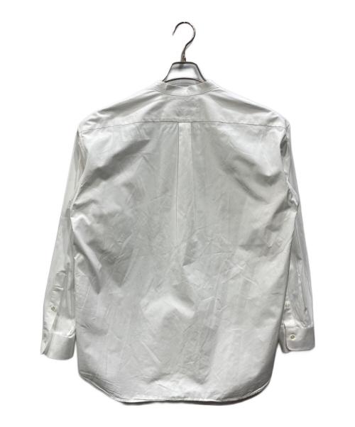 URBAN RESEARCH（アーバンリサーチ）URBAN RESEARCH (アーバンリサーチ) THOMAS MASON (トーマスメイソン) バンドカラーシャツ ホワイト サイズ:Mの古着・服飾アイテム