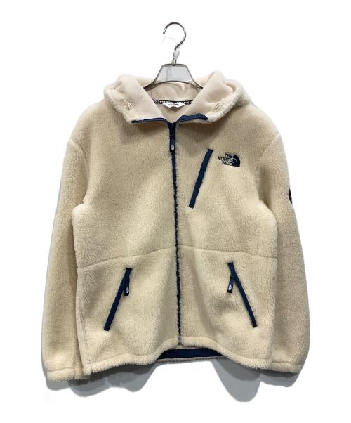 THE NORTH FACE（ザ ノース フェイス）THE NORTH FACE (ザ ノース フェイス) RIMO HOOD FLEECE JACKET アイボリー サイズ:Lの古着・服飾アイテム