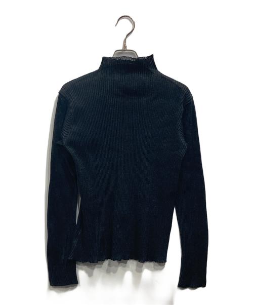 CFCL（シーエフシーエル）CFCL (シーエフシーエル) HYPHA LUCENT GLITTER LONG SLEEVE TOP ブラック サイズ:3の古着・服飾アイテム