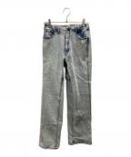 ANDMARYアンドマリー）の古着「ハートヒップデニムパンツ」｜インディゴ