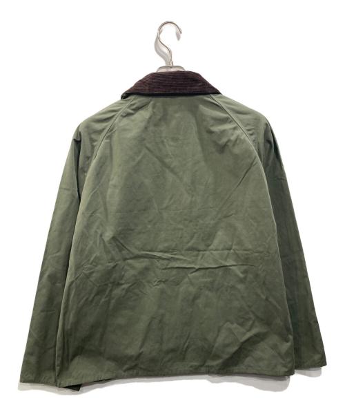 Barbour（バブアー）Barbour (バブアー) ピーチスキン コットン ショートレングスブルゾン グリーン サイズ:40の古着・服飾アイテム