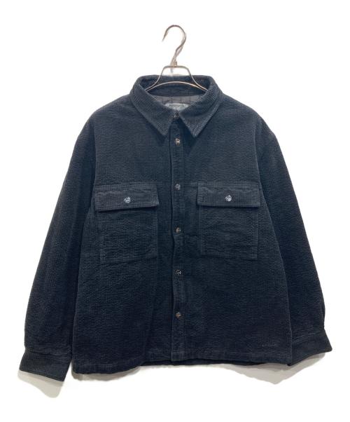 KITH（キス）KITH (キス) Chenille Ripstop Ace Shirt Jacket ブラック サイズ:XLの古着・服飾アイテム