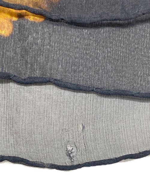 CHANEL（シャネル）CHANEL (シャネル) ヴィンテージタッセル柄シルクスカーフ ブラックの古着・服飾アイテム