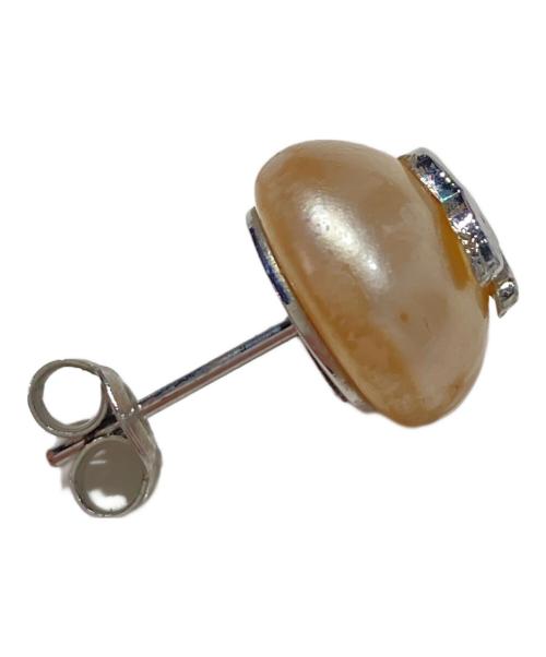 CHANEL（シャネル）CHANEL (シャネル) ココマークパールピアス ベージュの古着・服飾アイテム