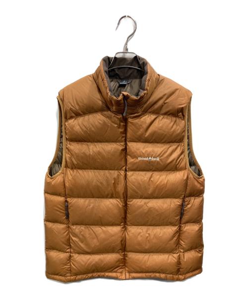 mont-bell（モンベル）mont-bell (モンベル) ライトアルパイン ダウンベスト ブラウン サイズ:Lの古着・服飾アイテム