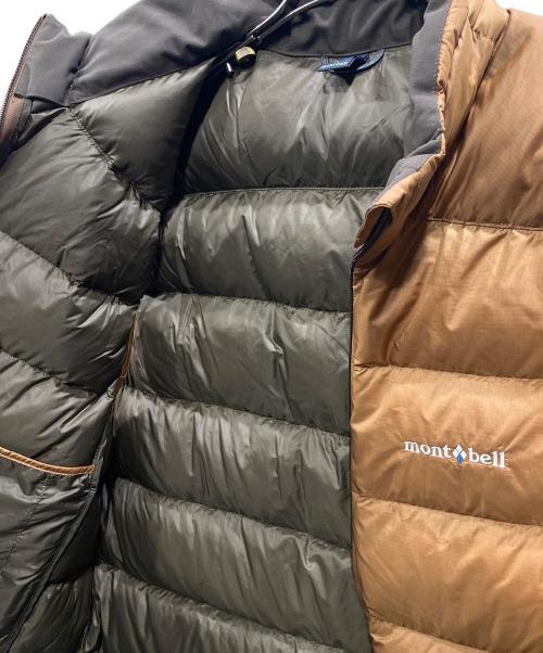 mont-bell（モンベル）mont-bell (モンベル) ライトアルパイン ダウンベスト ブラウン サイズ:Lの古着・服飾アイテム