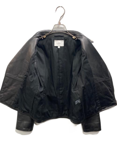 BEAUTY&YOUTH（ビューティーアンドユース）BEAUTY&YOUTH (ビューティーアンドユース) シープレザーダブルライダースジャケット ブラック サイズ:Mの古着・服飾アイテム