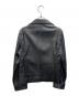 BEAUTY&YOUTH (ビューティーアンドユース) シープレザーダブルライダースジャケット ブラック サイズ:M：8000円