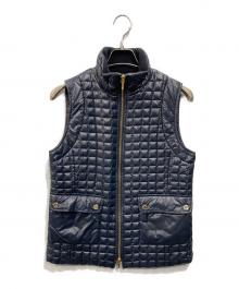 TORY BURCH（トリーバーチ）の古着「キルティングベスト」｜ネイビー