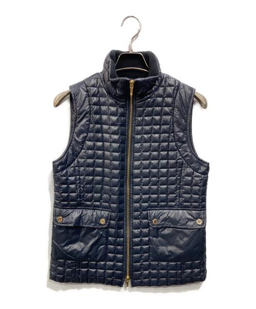 TORY BURCH（トリーバーチ）TORY BURCH (トリーバーチ) キルティングベスト ネイビー サイズ:Sの古着・服飾アイテム