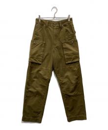 Snow peak（スノーピーク）の古着「TAKIBI Canvas Pants」｜カーキ
