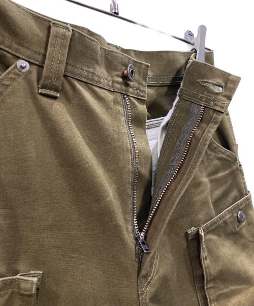 Snow peak（スノーピーク）snow peak (スノーピーク) TAKIBI Canvas Pants カーキ サイズ:Sの古着・服飾アイテム