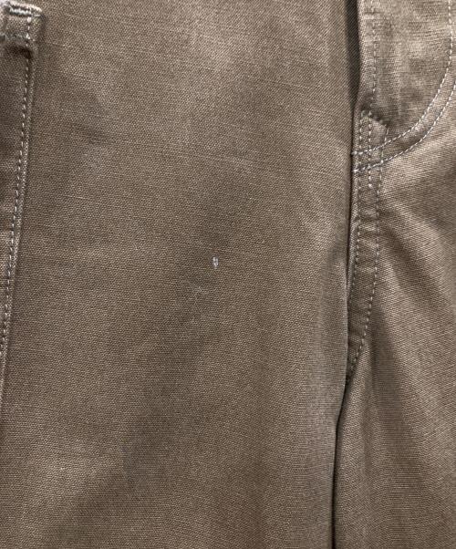 Snow peak（スノーピーク）snow peak (スノーピーク) TAKIBI Canvas Pants カーキ サイズ:Sの古着・服飾アイテム