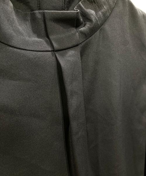 SOEJU（ソージュ）SOEJU (ソージュ) シルクストレッチ ボウタイブラウス ネイビー サイズ:Mの古着・服飾アイテム