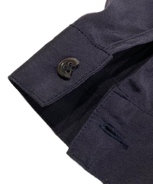 SOEJU（ソージュ）SOEJU (ソージュ) シルクストレッチ ボウタイブラウス ネイビー サイズ:Mの古着・服飾アイテム