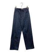 YANUKヤヌーク）の古着「ワイドストレート デニムパンツ LILITH」｜インディゴ