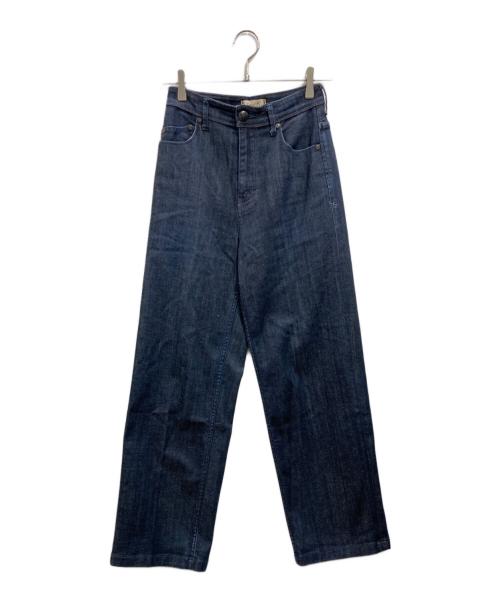 YANUK（ヤヌーク）YANUK (ヤヌーク) ワイドストレート デニムパンツ LILITH インディゴ サイズ:W24の古着・服飾アイテム