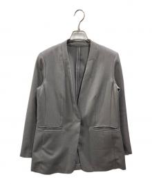 DoCLASSE（ドゥクラッセ）の古着「ノーカラージャケット」｜グレー