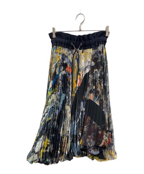 sacai（サカイ）sacai (サカイ) Jackson Pollock Stud スカート マルチカラー サイズ:1の古着・服飾アイテム