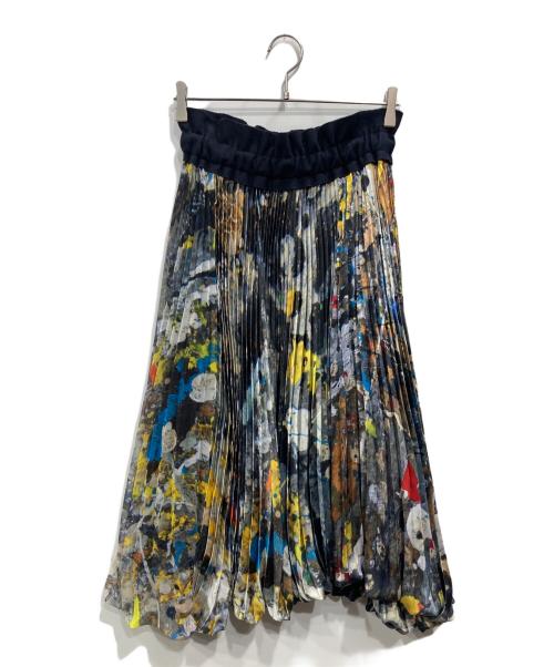 sacai（サカイ）sacai (サカイ) Jackson Pollock Stud スカート マルチカラー サイズ:1の古着・服飾アイテム