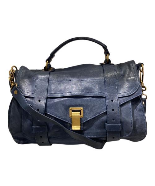 PROENZA SCHOULER（プロエンザ スクーラー）Proenza Schouler (プロエンザ スクーラー) 2WAYショルダーバッグ ネイビー サイズ:-の古着・服飾アイテム