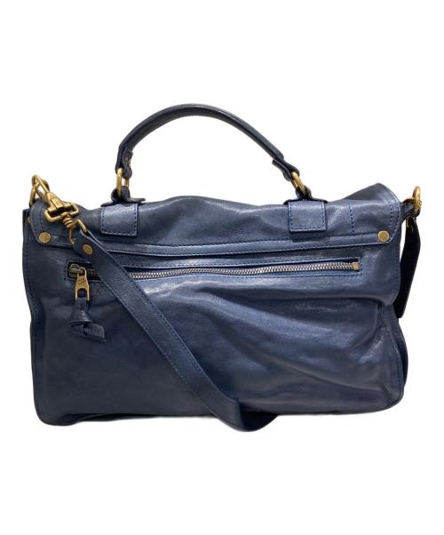 PROENZA SCHOULER（プロエンザ スクーラー）Proenza Schouler (プロエンザ スクーラー) 2WAYショルダーバッグ ネイビー サイズ:-の古着・服飾アイテム