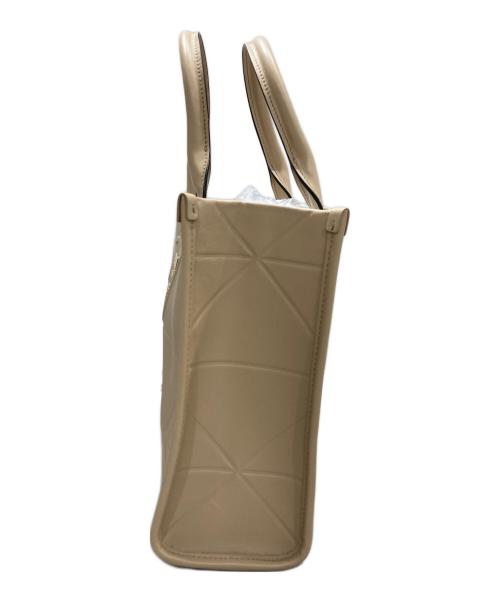 PRADA（プラダ）PRADA (プラダ) シンボルトップステッチショルダーバッグ ピンクベージュ サイズ:-の古着・服飾アイテム