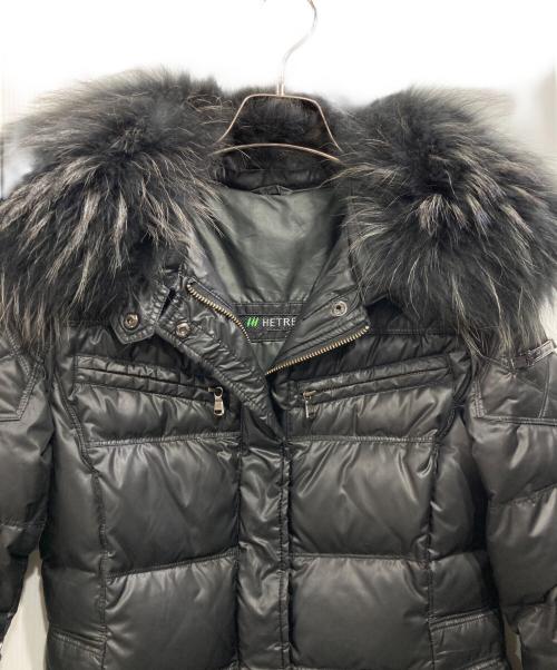 HETREGO（エトレゴ）HETREGO (エトレゴ) ダウンジャケット ブラック サイズ:42の古着・服飾アイテム