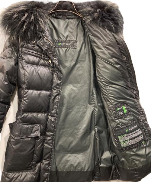 HETREGO（エトレゴ）HETREGO (エトレゴ) ダウンジャケット ブラック サイズ:42の古着・服飾アイテム
