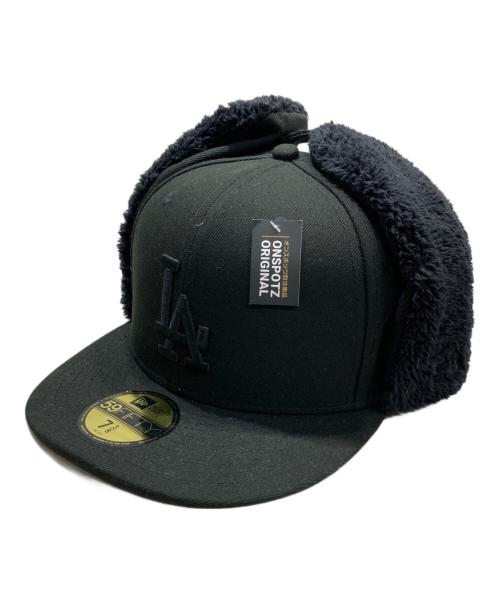 New Era（ニューエラ）New Era (ニューエラ) ドッグイヤーキャップ ブラック サイズ:SIZE 58.7の古着・服飾アイテム