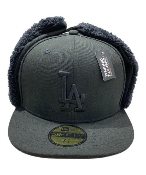 New Era（ニューエラ）New Era (ニューエラ) ドッグイヤーキャップ ブラック サイズ:SIZE 58.7の古着・服飾アイテム