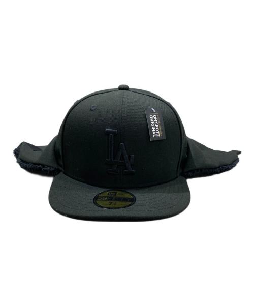 New Era（ニューエラ）New Era (ニューエラ) ドッグイヤーキャップ ブラック サイズ:SIZE 58.7の古着・服飾アイテム