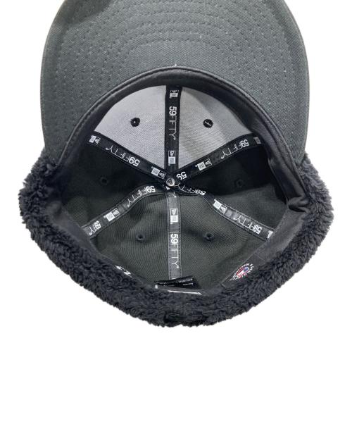 New Era（ニューエラ）New Era (ニューエラ) ドッグイヤーキャップ ブラック サイズ:SIZE 58.7の古着・服飾アイテム