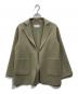 ETRE TOKYO（エトレトウキョウ）の古着「ウールリバージャケット」｜ライトカーキ