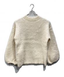 ETRE TOKYO（エトレトウキョウ）の古着「ボリュームスリーブモヘヤニットプルオーバー」｜アイボリー
