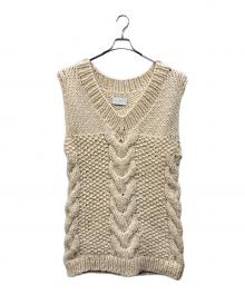 ETRE TOKYO（エトレトウキョウ）の古着「ニットベスト」｜アイボリー