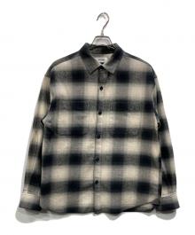 machatt（マチャット）の古着「オンブレチェックシャツ」｜ブラック