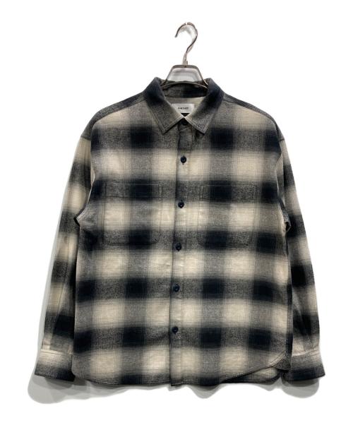 machatt（マチャット）machatt (マチャット) オンブレチェックシャツ ブラック サイズ:Freeの古着・服飾アイテム