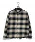 machatt（マチャット）の古着「オンブレチェックシャツ」｜ブラック