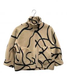 Ameri（アメリ）の古着「2WAY REVERSIBLE BOA JACKET」｜ベージュ×ブラウン