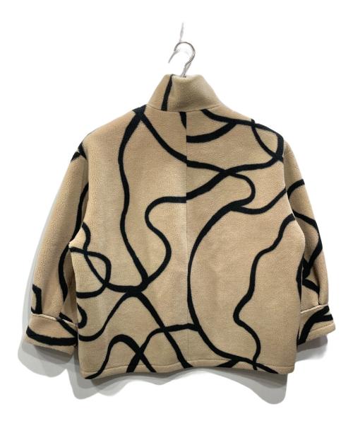 Ameri（アメリ）AMERI (アメリ) 2WAY REVERSIBLE BOA JACKET ベージュ×ブラウン サイズ:Fの古着・服飾アイテム