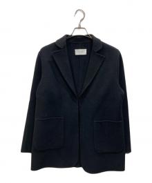 ETRE TOKYO（エトレトウキョウ）の古着「ウールリバージャケット」｜ブラック