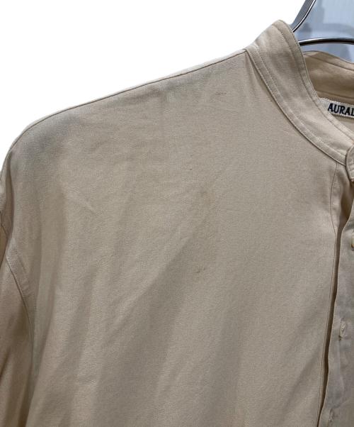 AURALEE（オーラリー）AURALEE (オーラリー) SHUTTLE GEORGETTE CLOTH P/O SHIRTS ベージュ サイズ:3の古着・服飾アイテム