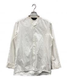Essay（エッセイ）の古着「バンドカラーシャツ」｜ホワイト